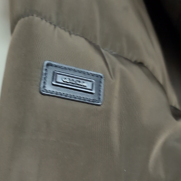 Calvin Klein Men's Olive Puffer Jacket - Picture 5 of 5